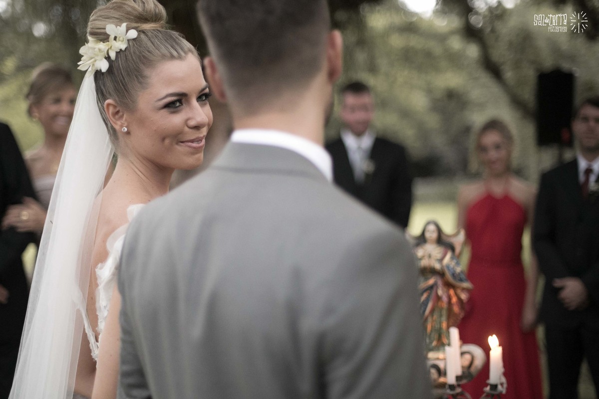 fotografo de casamento porto alegre casamento ao ar livre de dia alto da capela cerimonial Idealize eventos