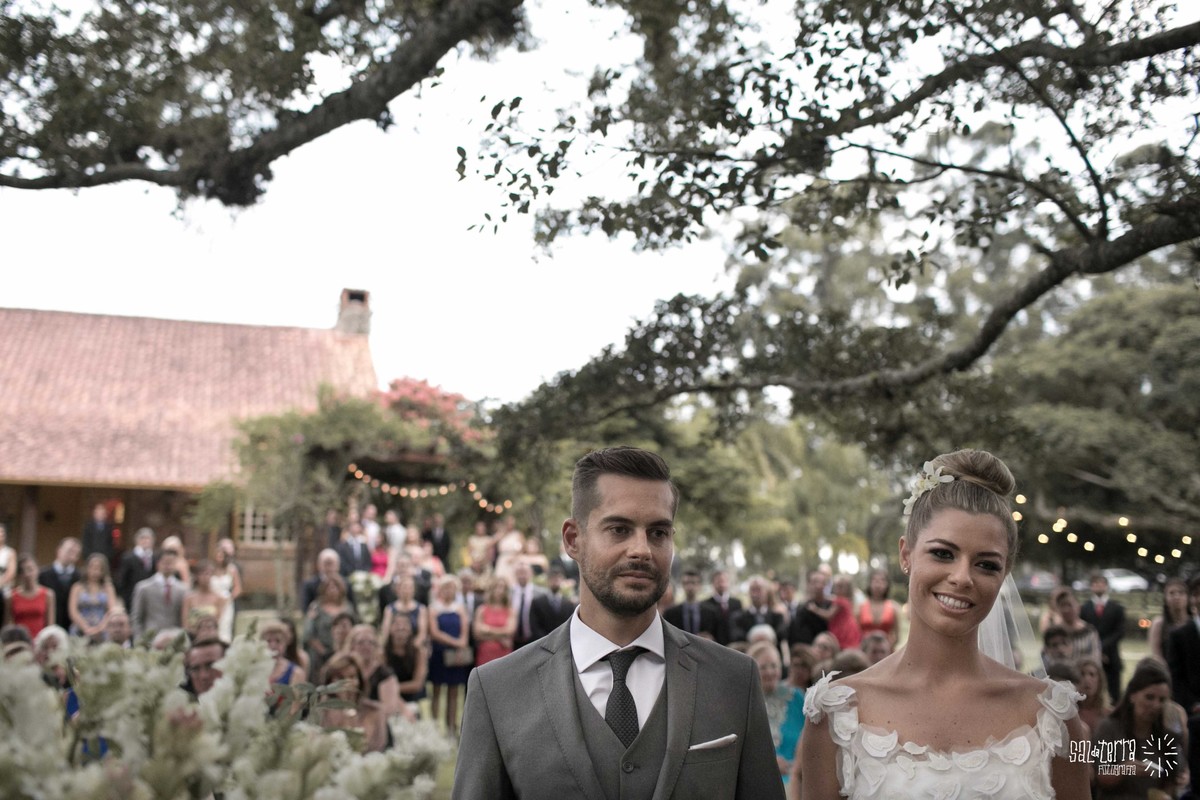 fotografo de casamento porto alegre casamento ao ar livre de dia alto da capela cerimonial Idealize eventos