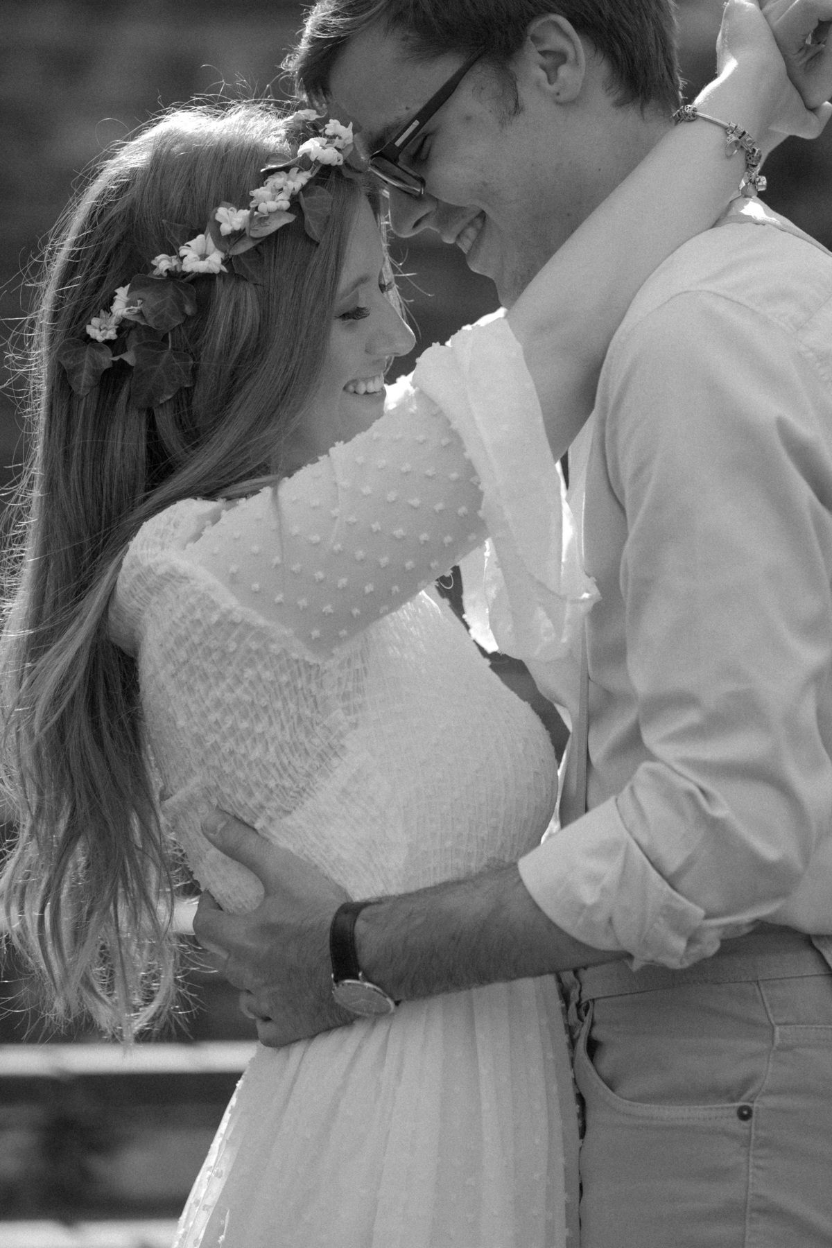 ensaio pre casamento em gramado parque das lavandas casamento boho chic vestido estilo camponesa casal fofo