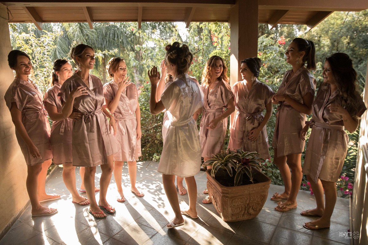 making of de noiva com madrinhas alameda figueira 