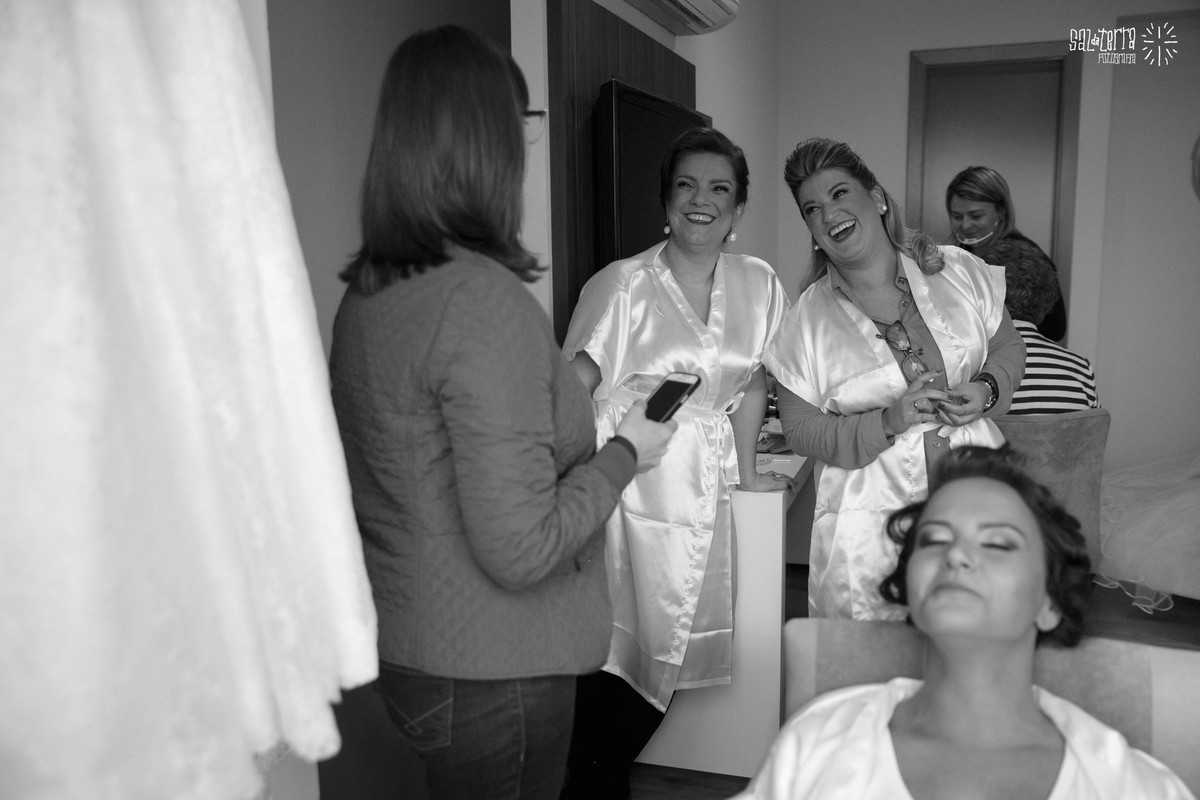 making of da noiva com as madrinhas