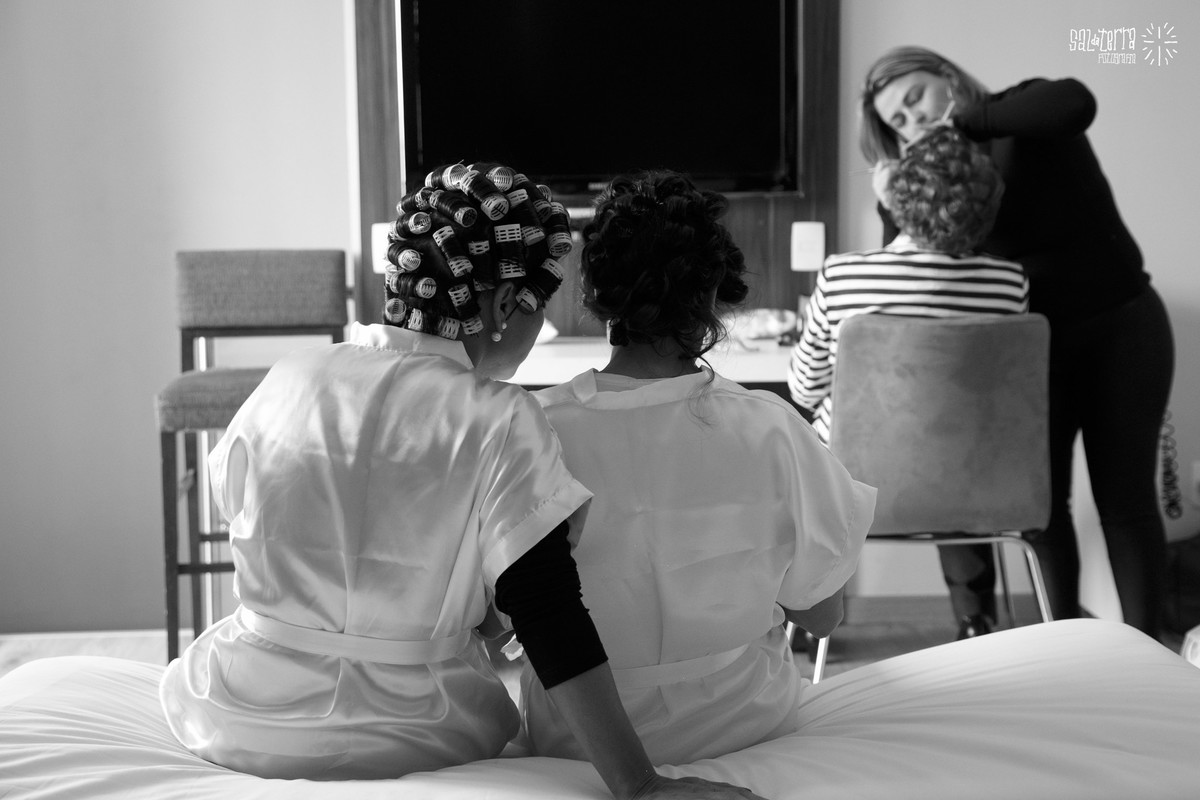 making of da noiva com as madrinhas