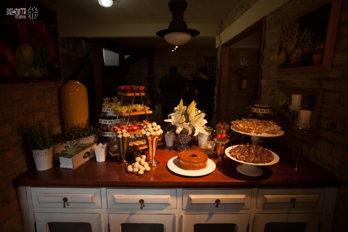 casamentos ao ar livre porto alegre RS alto da capela decoração mesa de doces