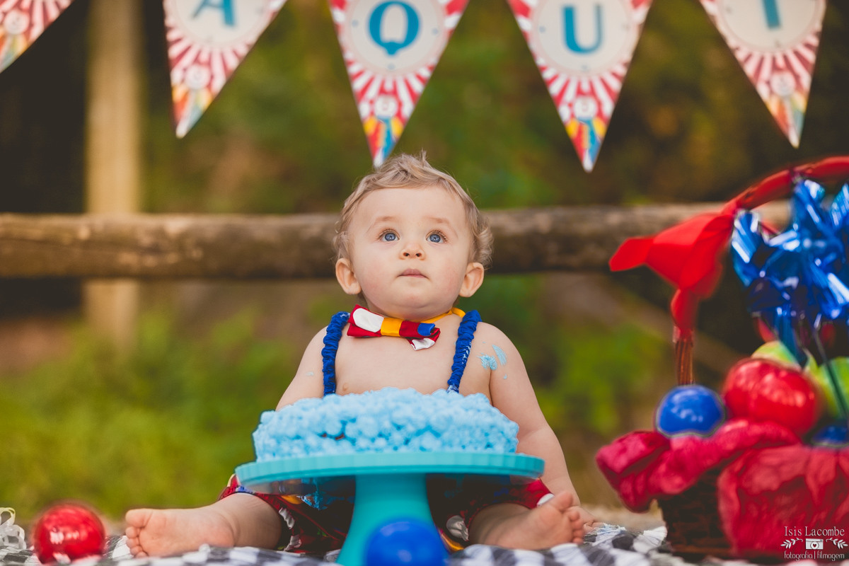 Joaquim | Pré 1 ano | Smash Cake | Sessão Fotográfica