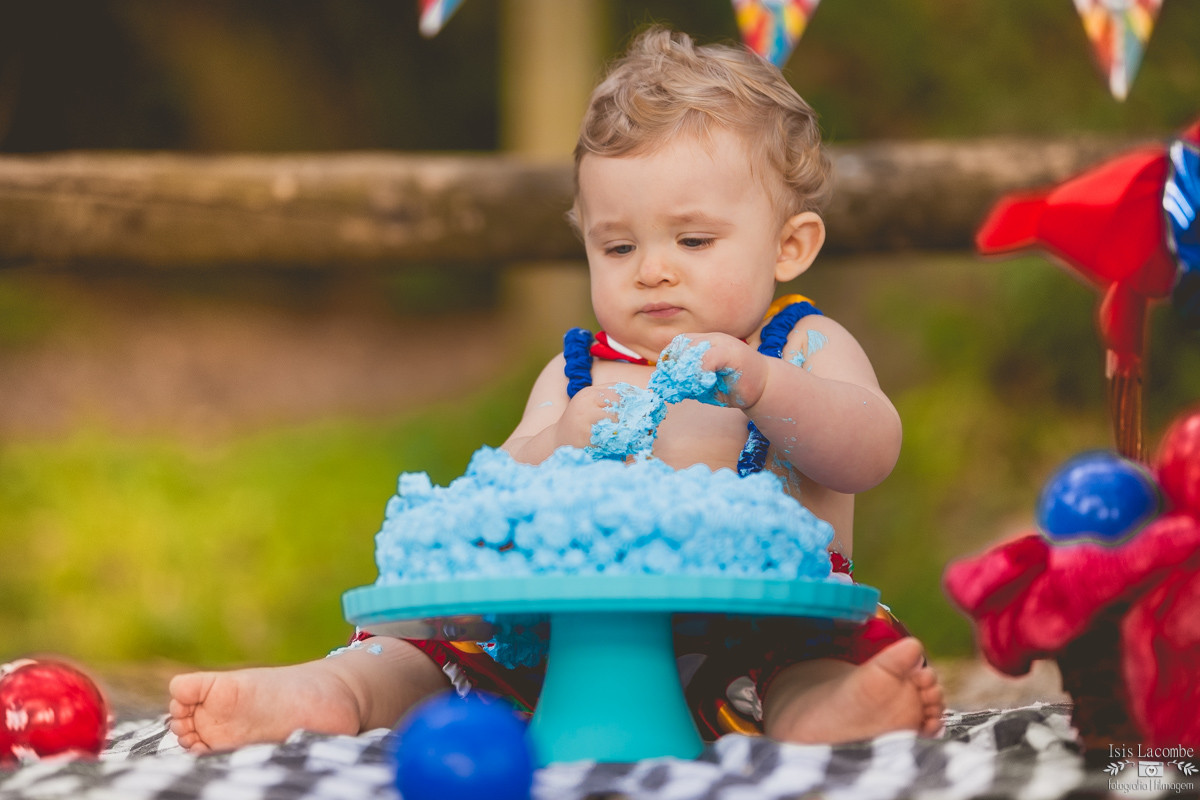 Joaquim | Pré 1 ano | Smash Cake | Sessão Fotográfica