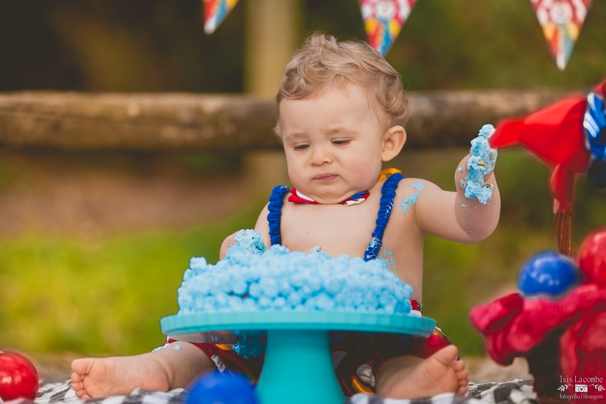 Joaquim | Pré 1 ano | Smash Cake | Sessão Fotográfica