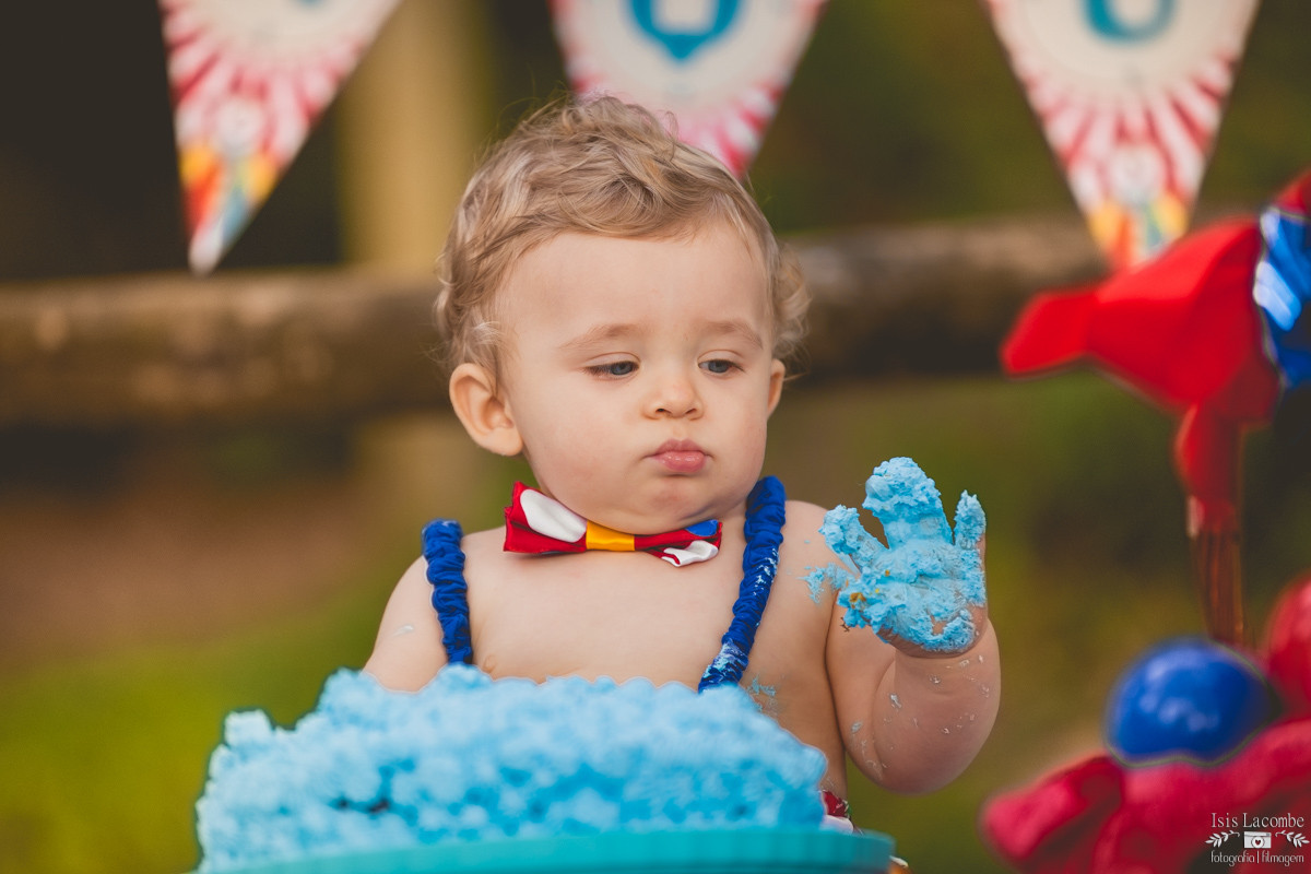 Joaquim | Pré 1 ano | Smash Cake | Sessão Fotográfica