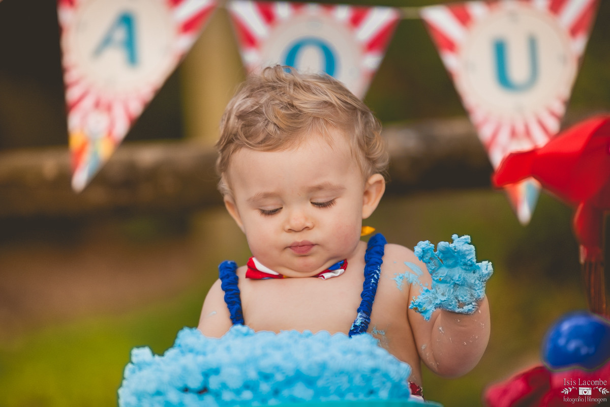 Joaquim | Pré 1 ano | Smash Cake | Sessão Fotográfica