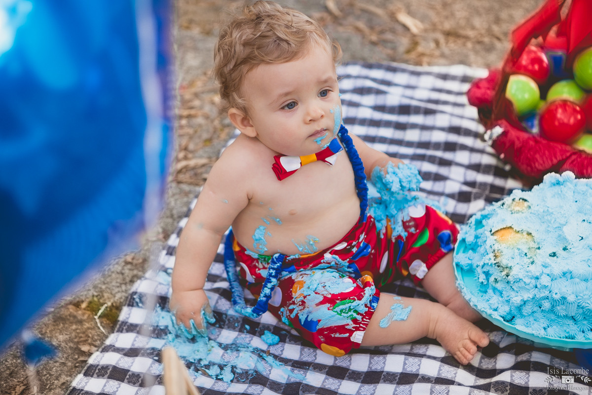 Joaquim | Pré 1 ano | Smash Cake | Sessão Fotográfica