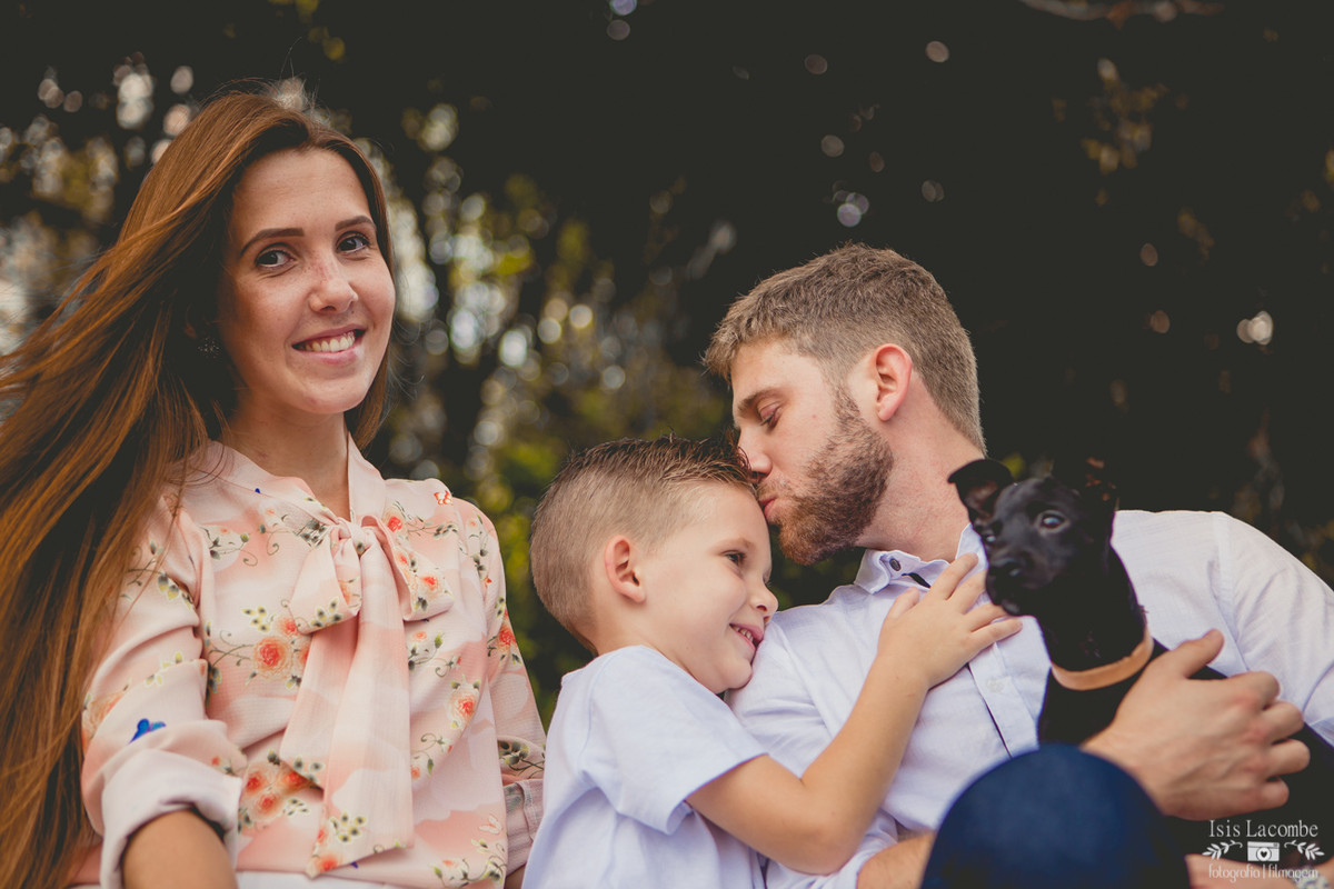 Érika + Fábio + Arthur +(Lord) | Sessão fotográfica em família