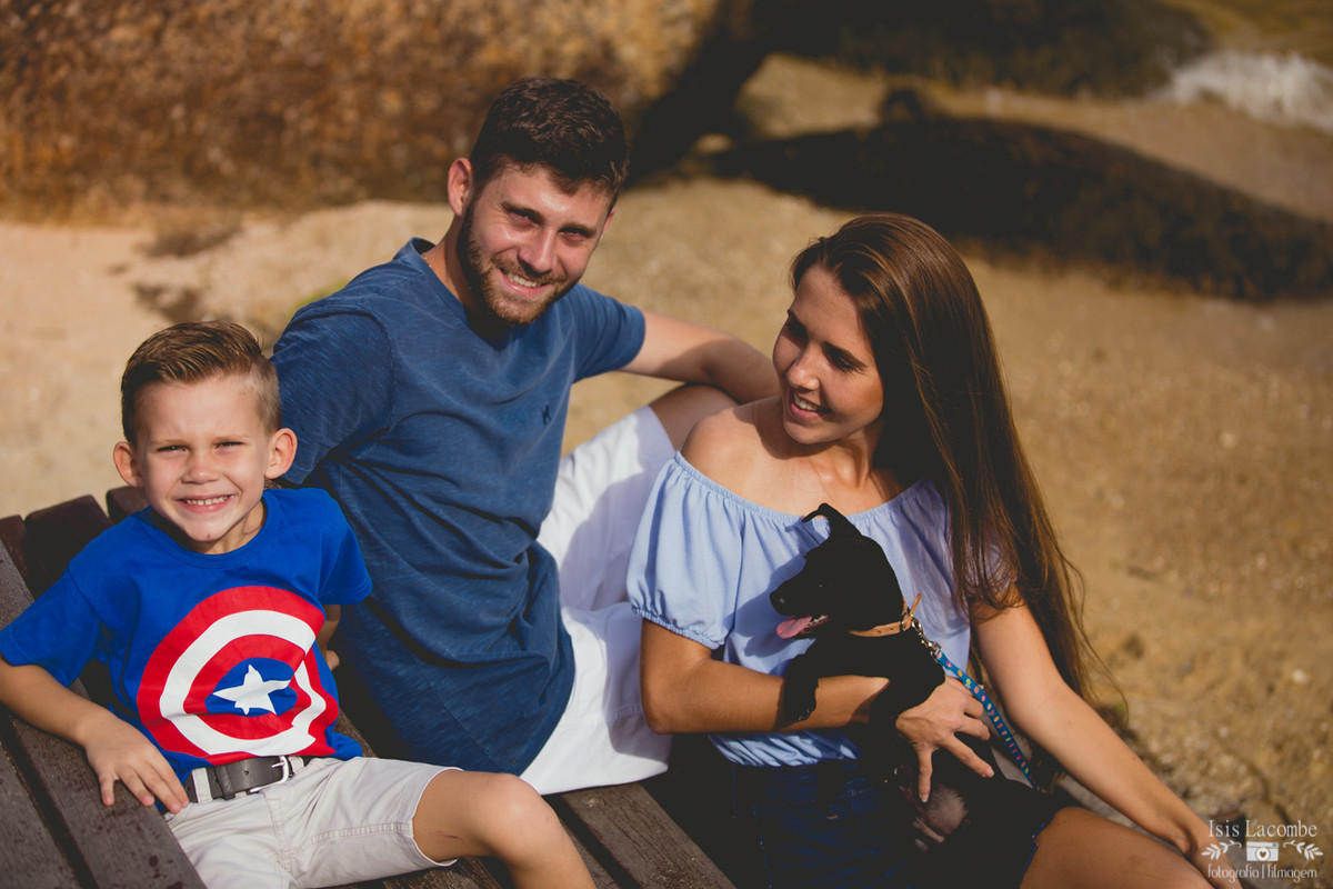 Érika + Fábio + Arthur +(Lord) | Sessão fotográfica em família