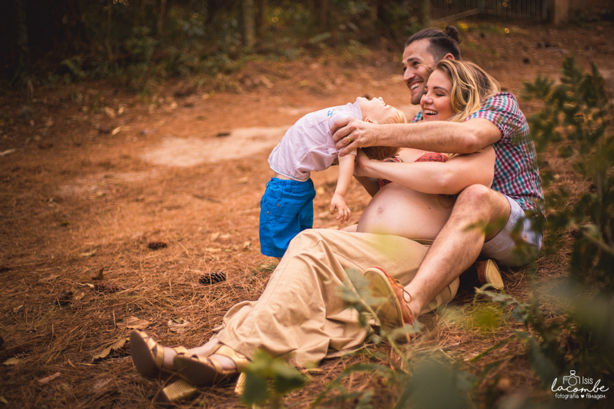 Thania + André + Antony + Benício | Sessão fotográfica | Gestante | Família