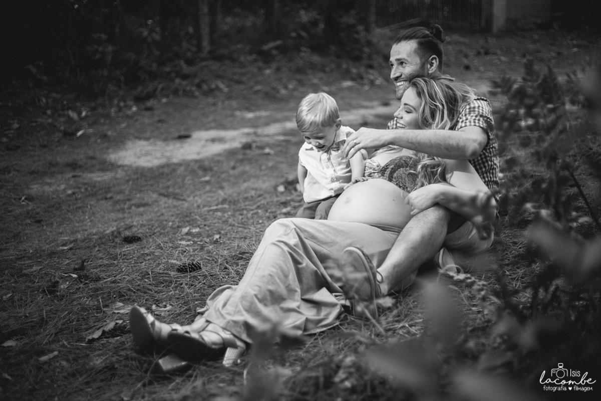 Thania + André + Antony + Benício | Sessão fotográfica | Gestante | Família