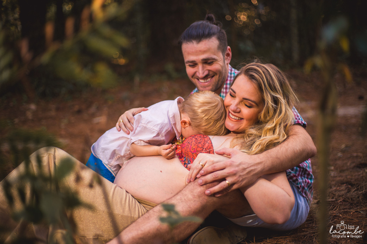 Thania + André + Antony + Benício | Sessão fotográfica | Gestante | Família