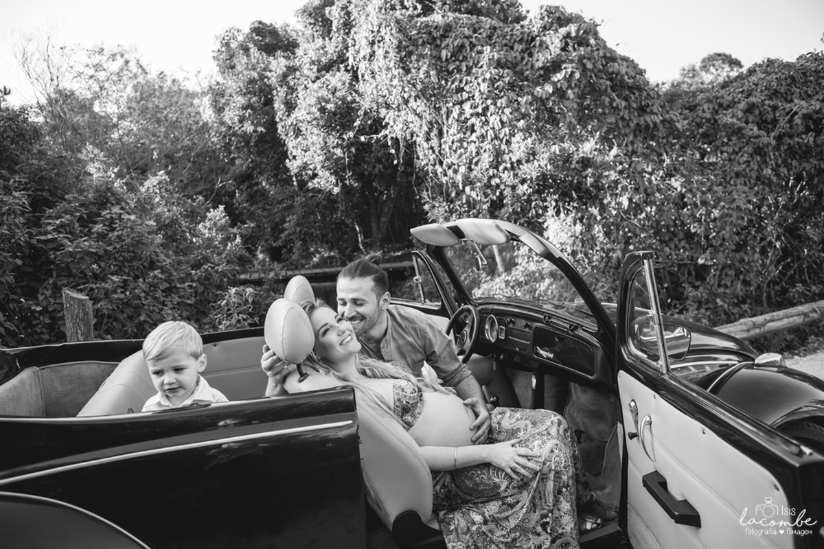Thania + André + Antony + Benício | Sessão fotográfica | Gestante | Família