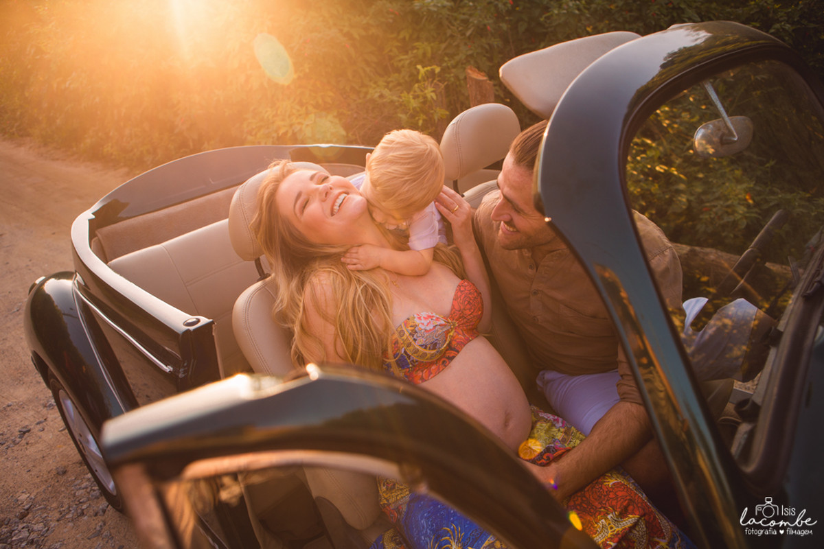 Thania + André + Antony + Benício | Sessão fotográfica | Gestante | Família