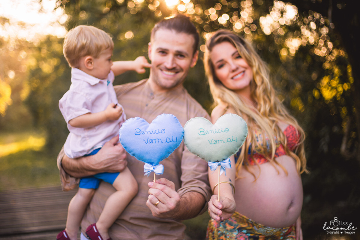 Thania + André + Antony + Benício | Sessão fotográfica | Gestante | Família