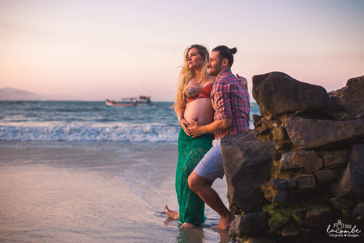 Thania + André + Antony + Benício | Sessão fotográfica | Gestante | Família