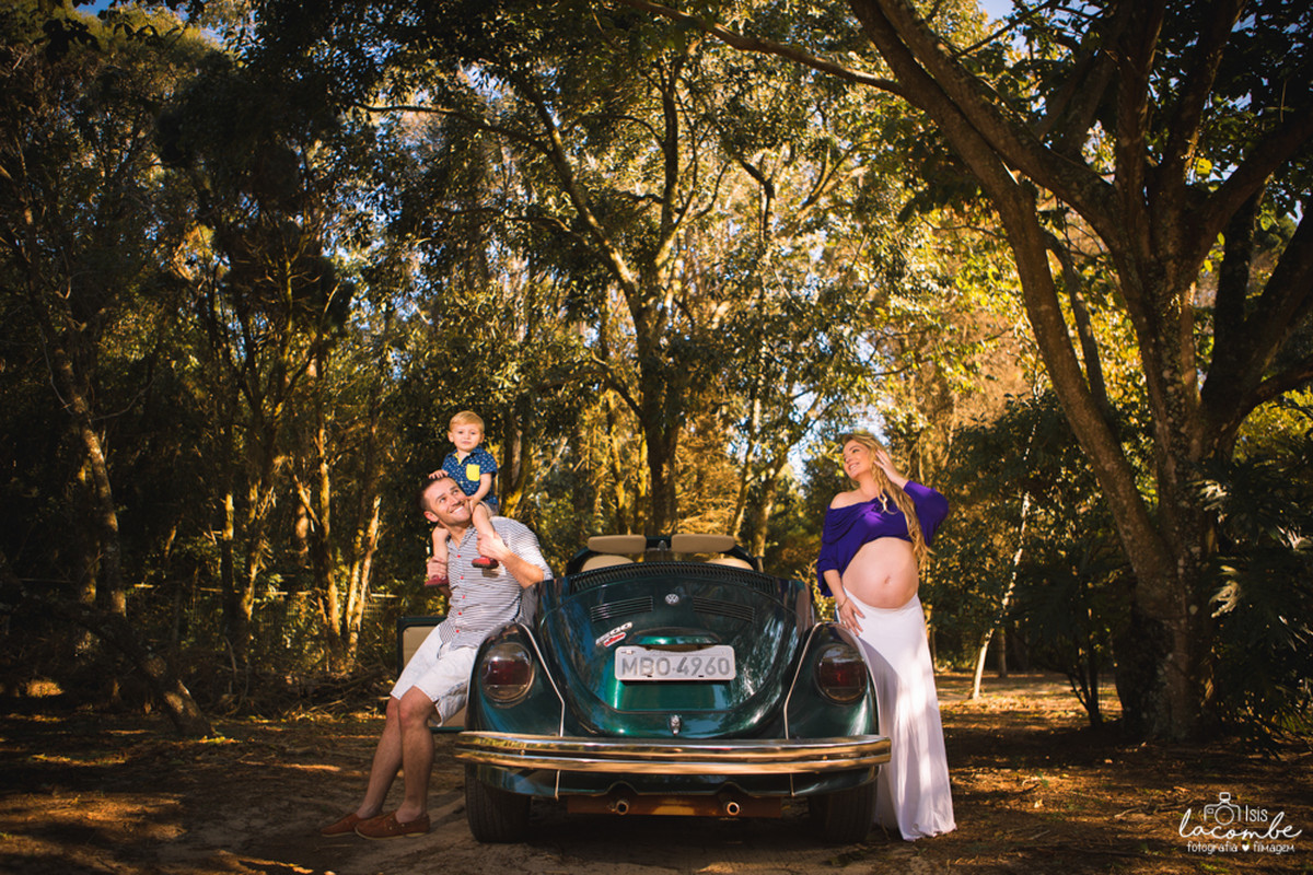 Thania + André + Antony + Benício | Sessão fotográfica | Gestante | Família