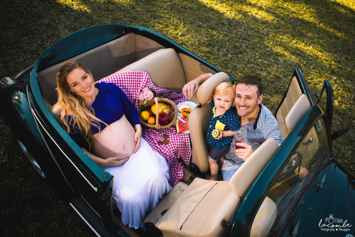 Thania + André + Antony + Benício | Sessão fotográfica | Gestante | Família