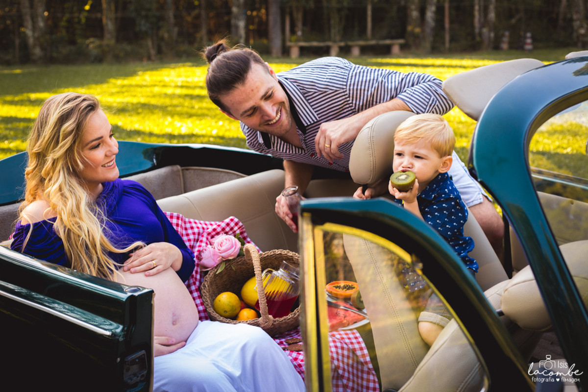 Thania + André + Antony + Benício | Sessão fotográfica | Gestante | Família