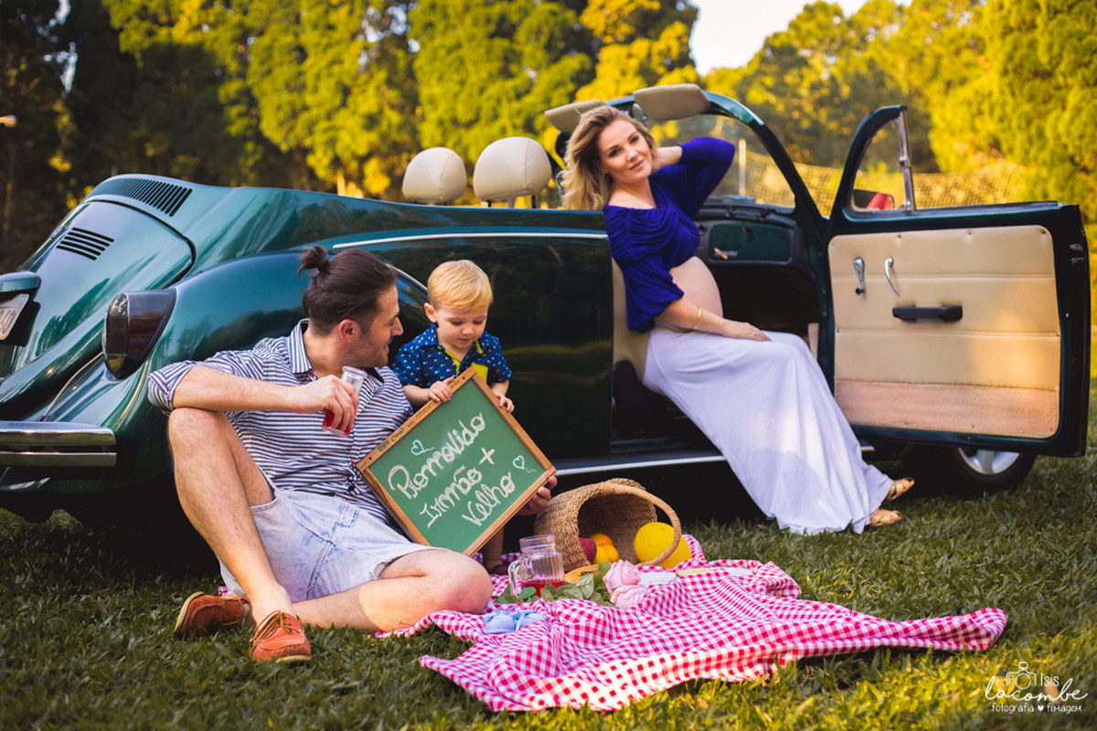 Thania + André + Antony + Benício | Sessão fotográfica | Gestante | Família