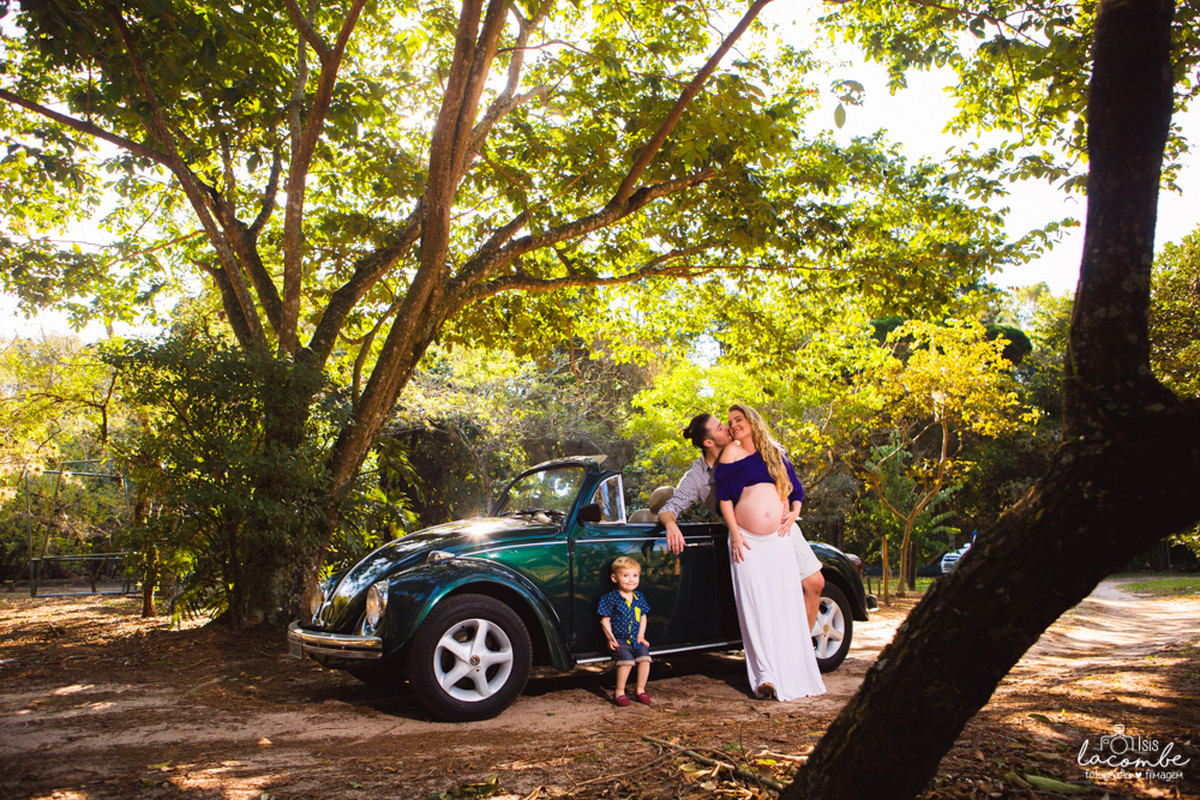Thania + André + Antony + Benício | Sessão fotográfica | Gestante | Família