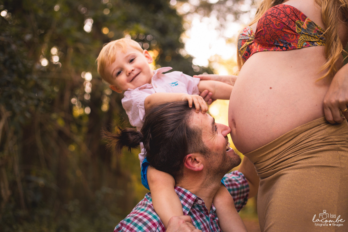 Thania + André + Antony + Benício | Sessão fotográfica | Gestante | Família