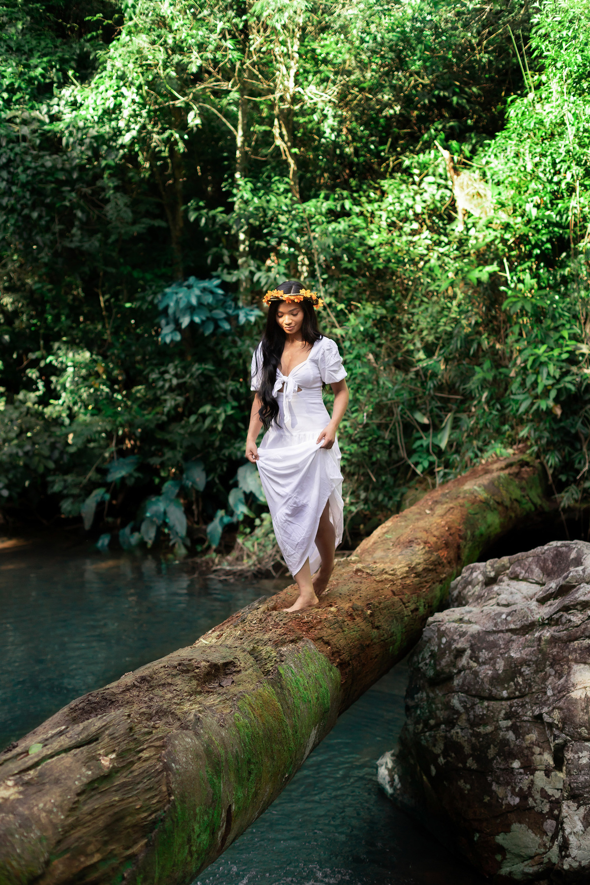 Ensaio em cachoeira por Ricardo Zanetta, Floripa