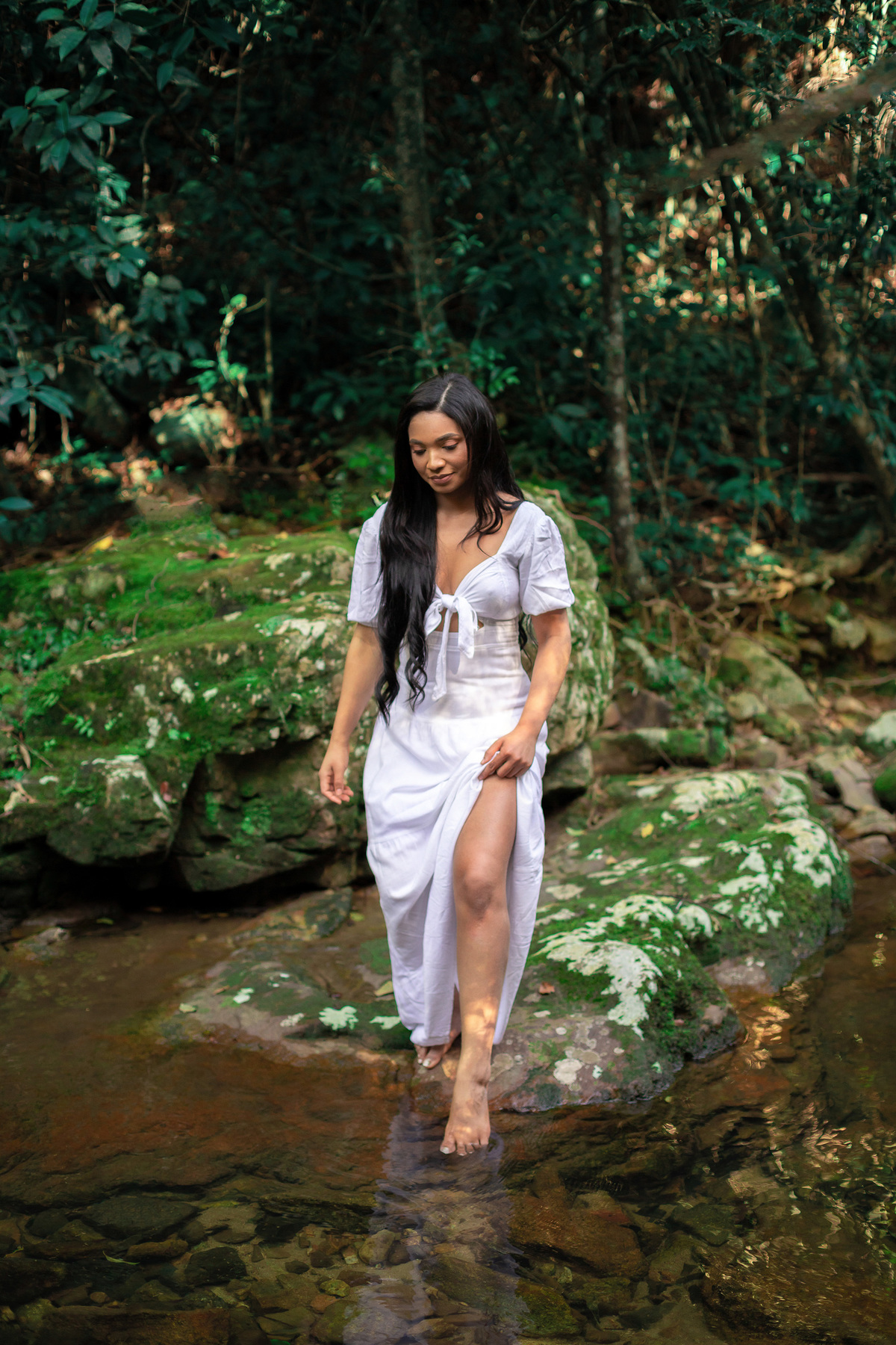 Ensaio em cachoeira por Ricardo Zanetta, Floripa