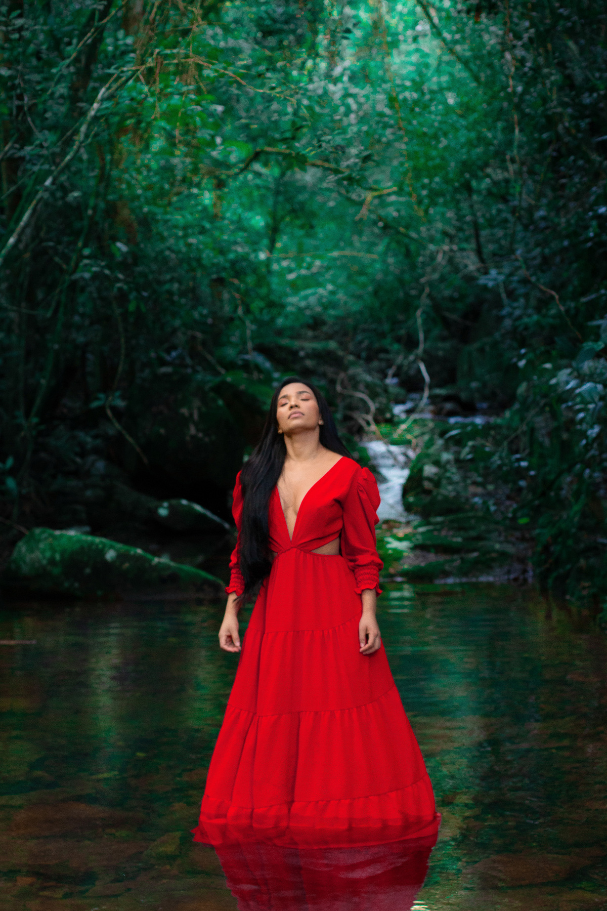 Ensaio em cachoeira por Ricardo Zanetta, Floripa