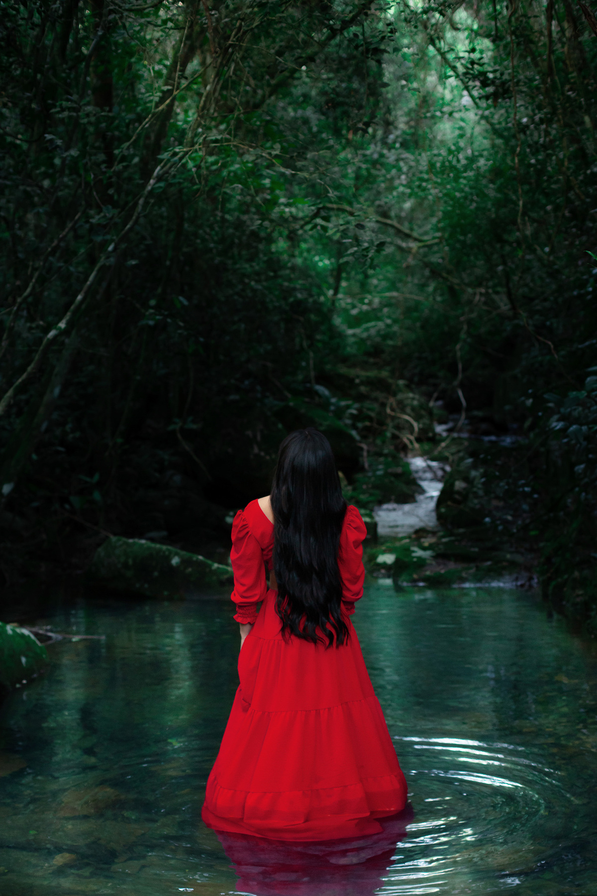 Ensaio em cachoeira por Ricardo Zanetta, Floripa
