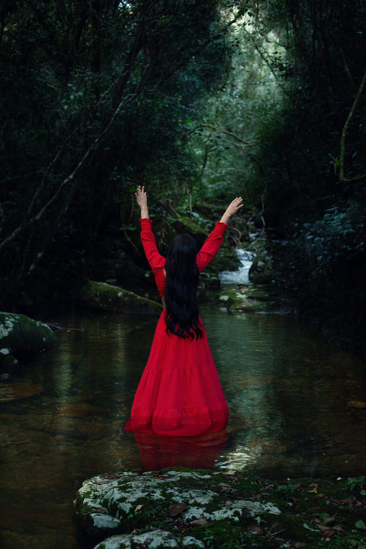 Ensaio em cachoeira por Ricardo Zanetta, Floripa