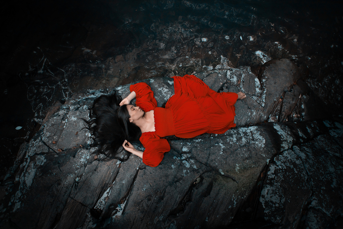 Ensaio em cachoeira por Ricardo Zanetta, Floripa