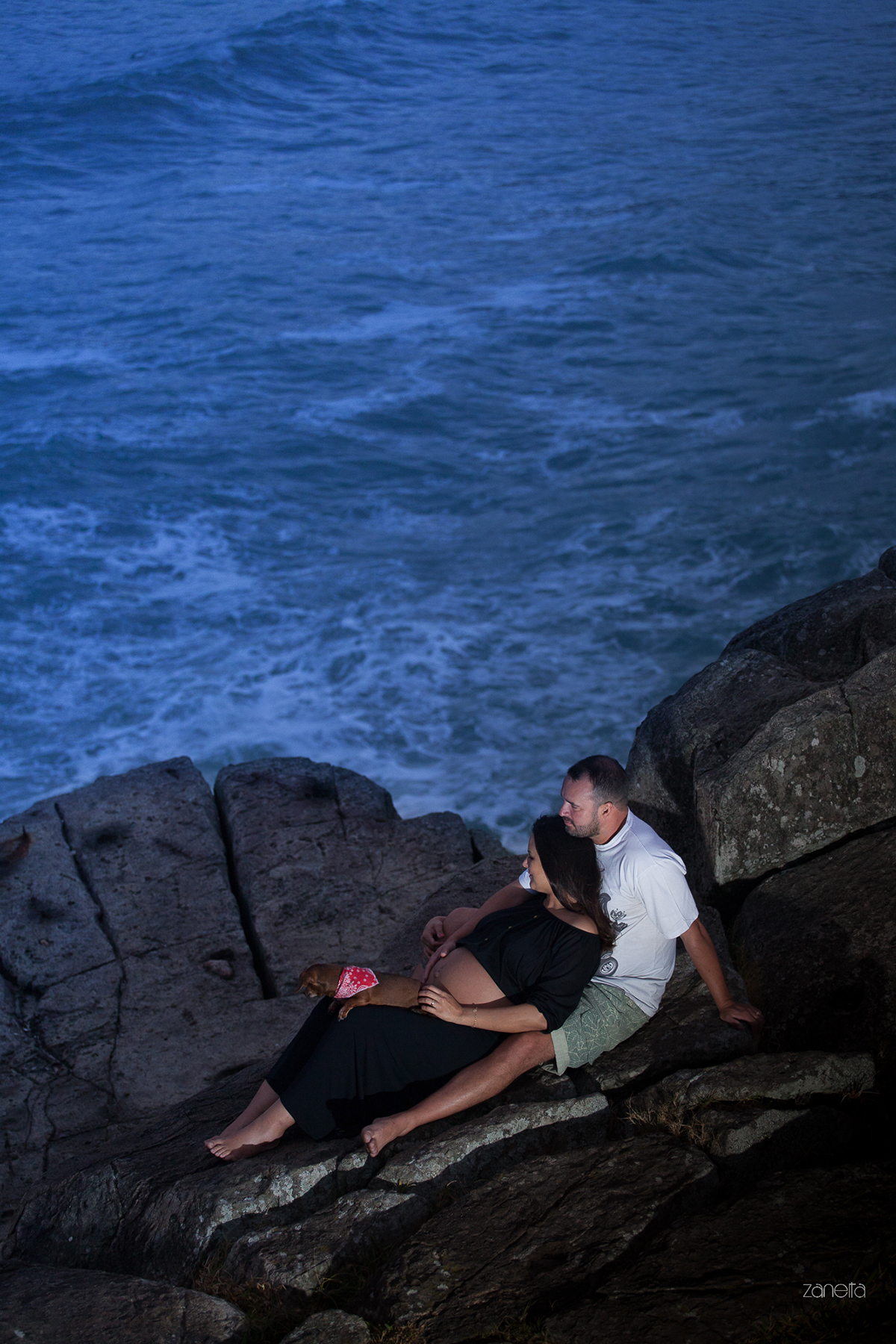 Ensaio Gestante Florianópolis- ensaio casal-gestante-praia