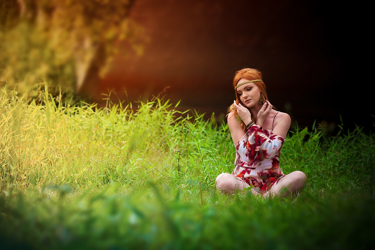 Ensaio Retrato de Carla Schafer ruiva natural por Ricardo Zanetta