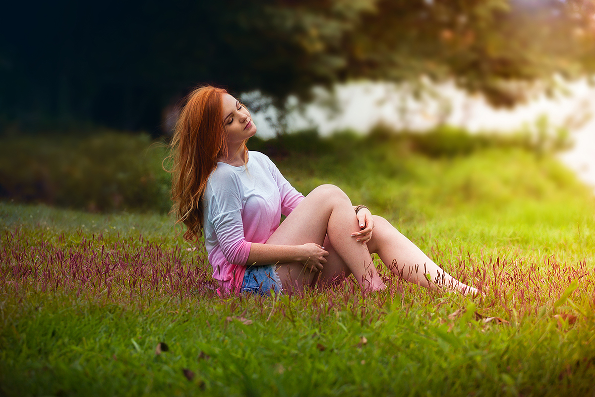 Ensaio Retrato de Carla Schafer ruiva natural por Ricardo Zanetta