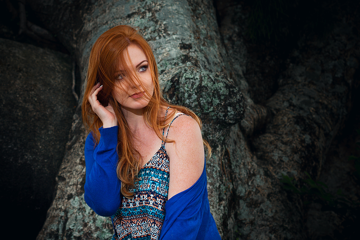 Ensaio Retrato de Carla Schafer ruiva natural por Ricardo Zanetta