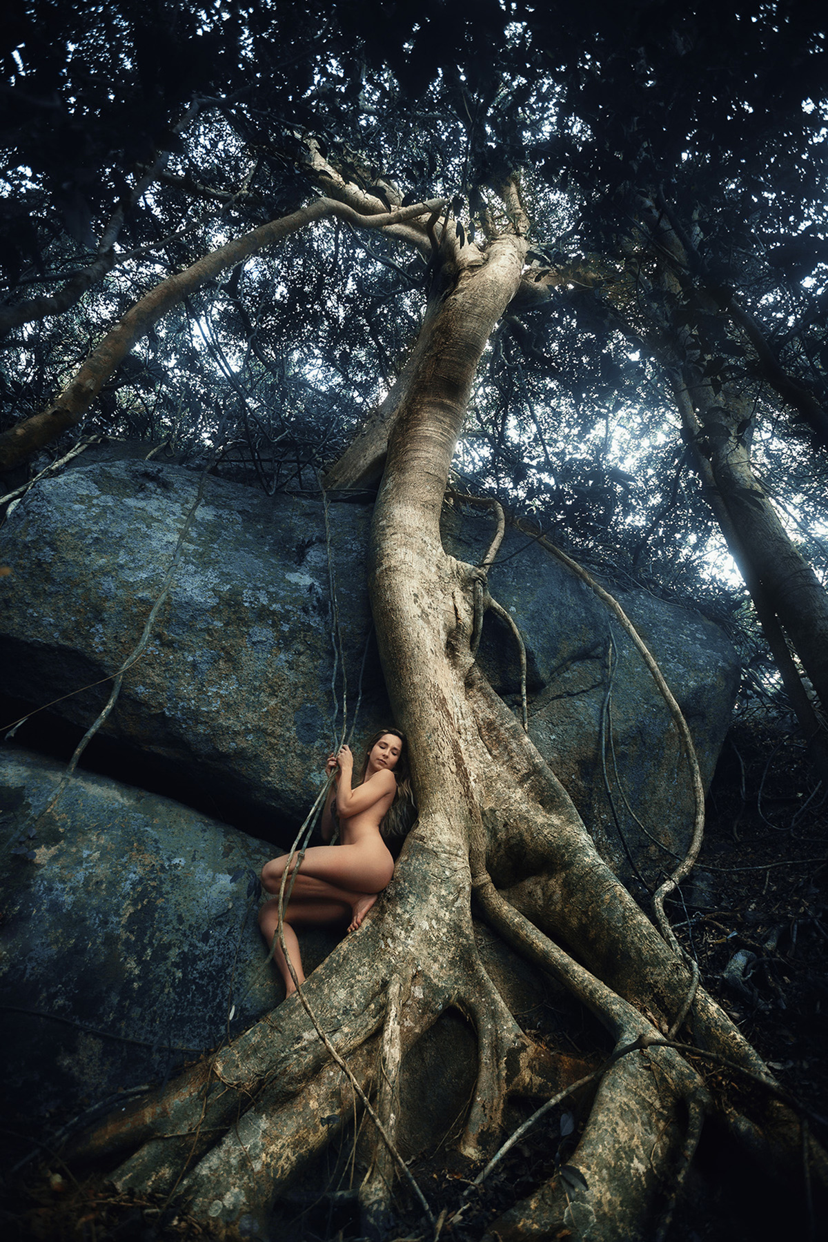 ensaio fotografico de nu na Ilha do Papagaio