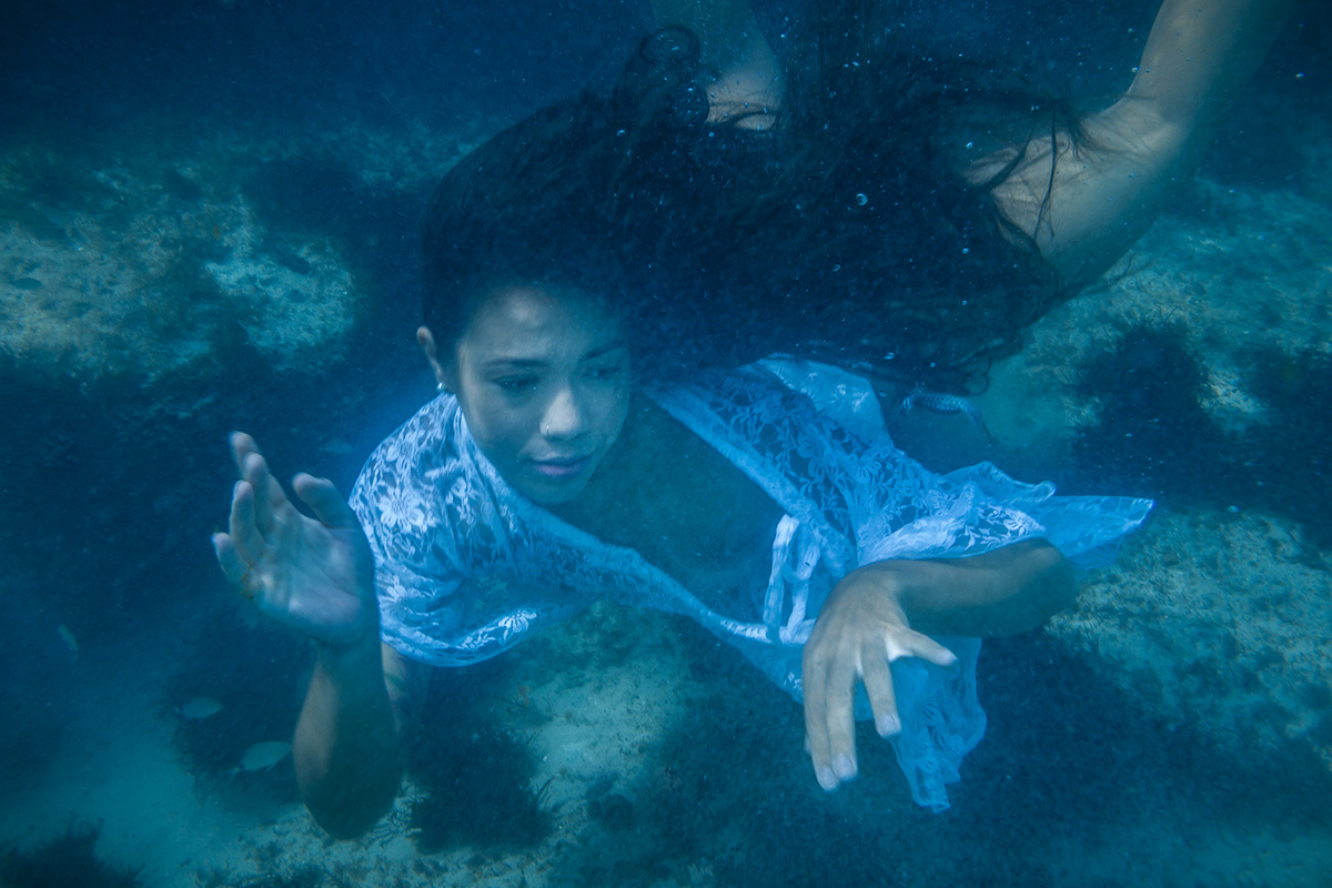 ensaio debaixo dágua´em Florianopolis