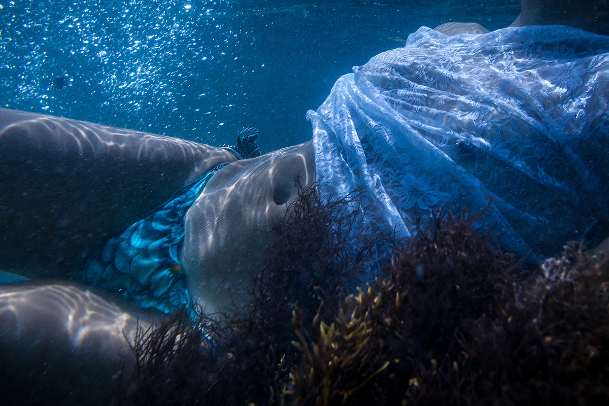 ensaio debaixo dágua´em Florianopolis