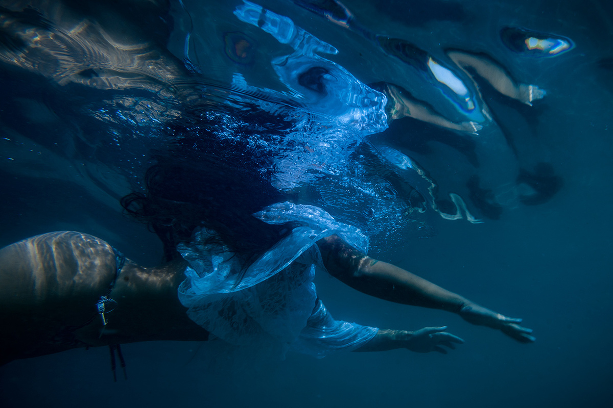 ensaio debaixo dágua´em Florianopolis