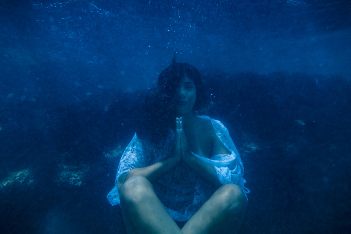 ensaio debaixo dágua´em Florianopolis