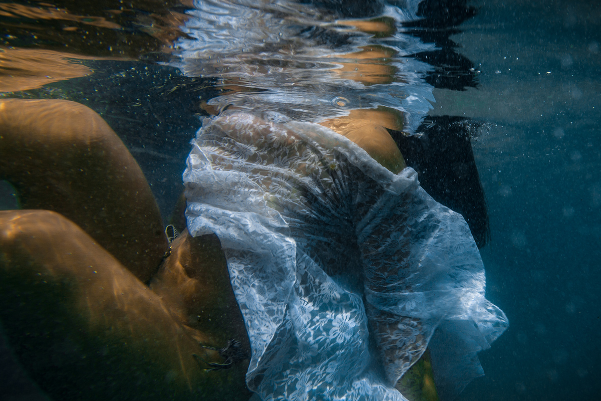 ensaio debaixo dágua´em Florianopolis