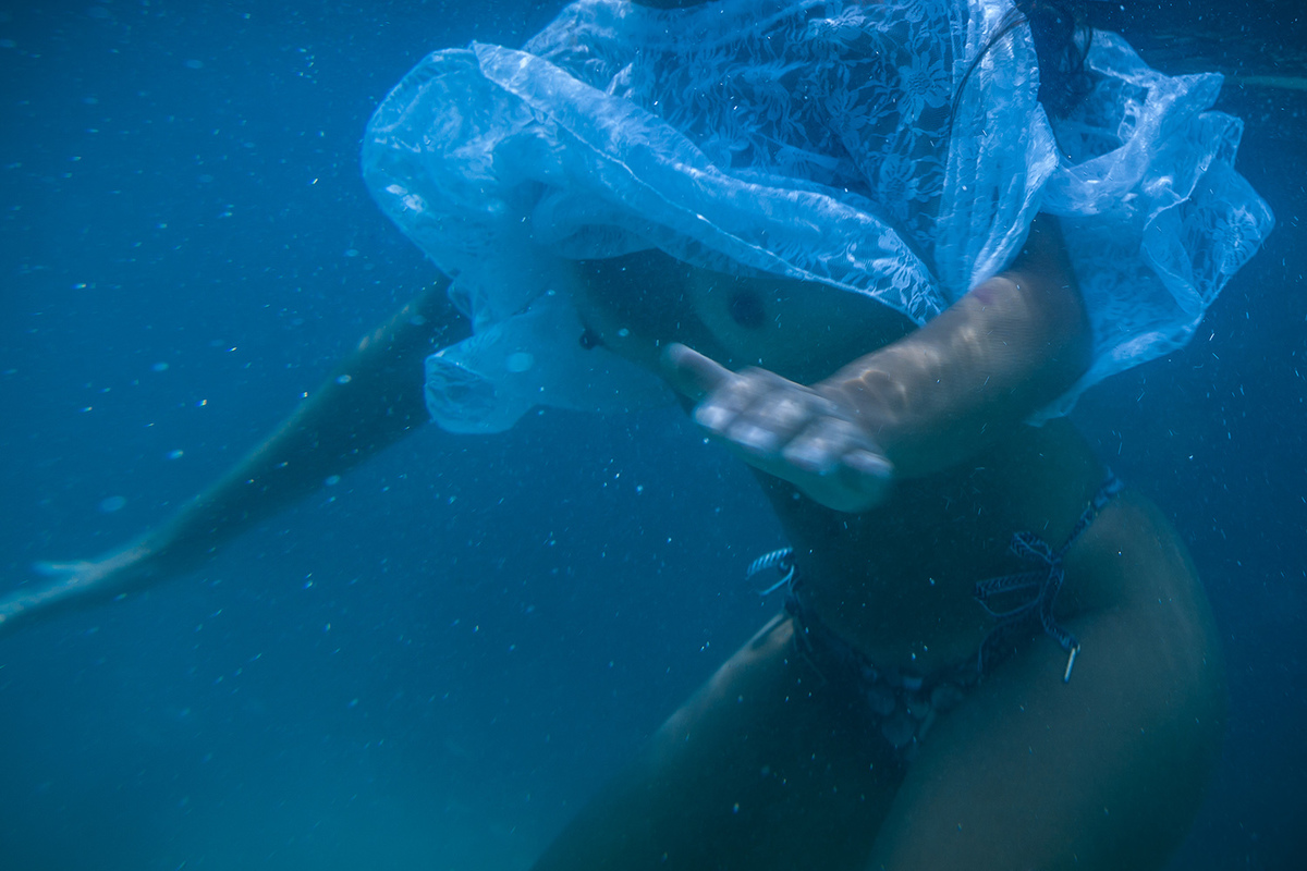 ensaio debaixo dágua´em Florianopolis