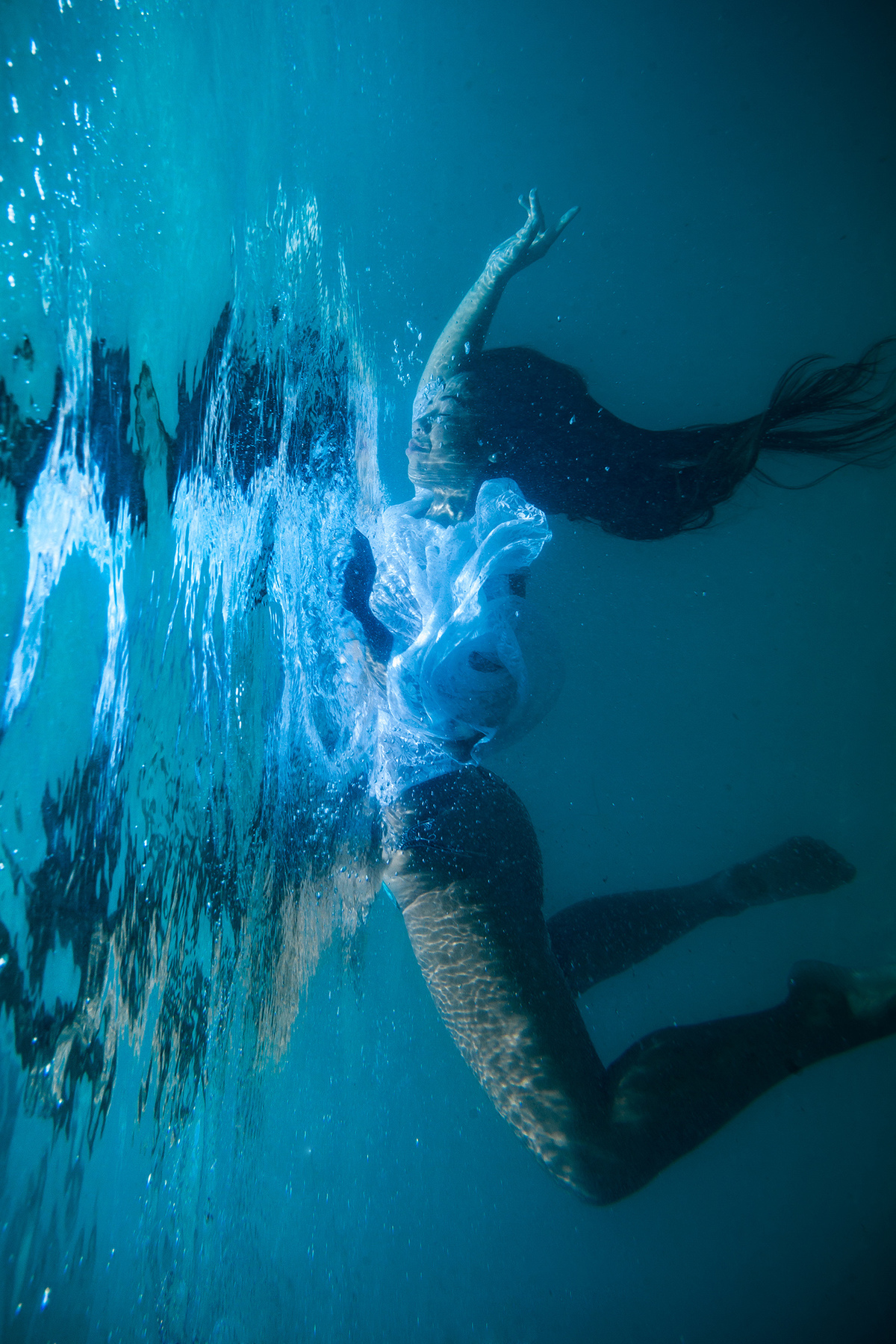 ensaio debaixo dágua´em Florianopolis