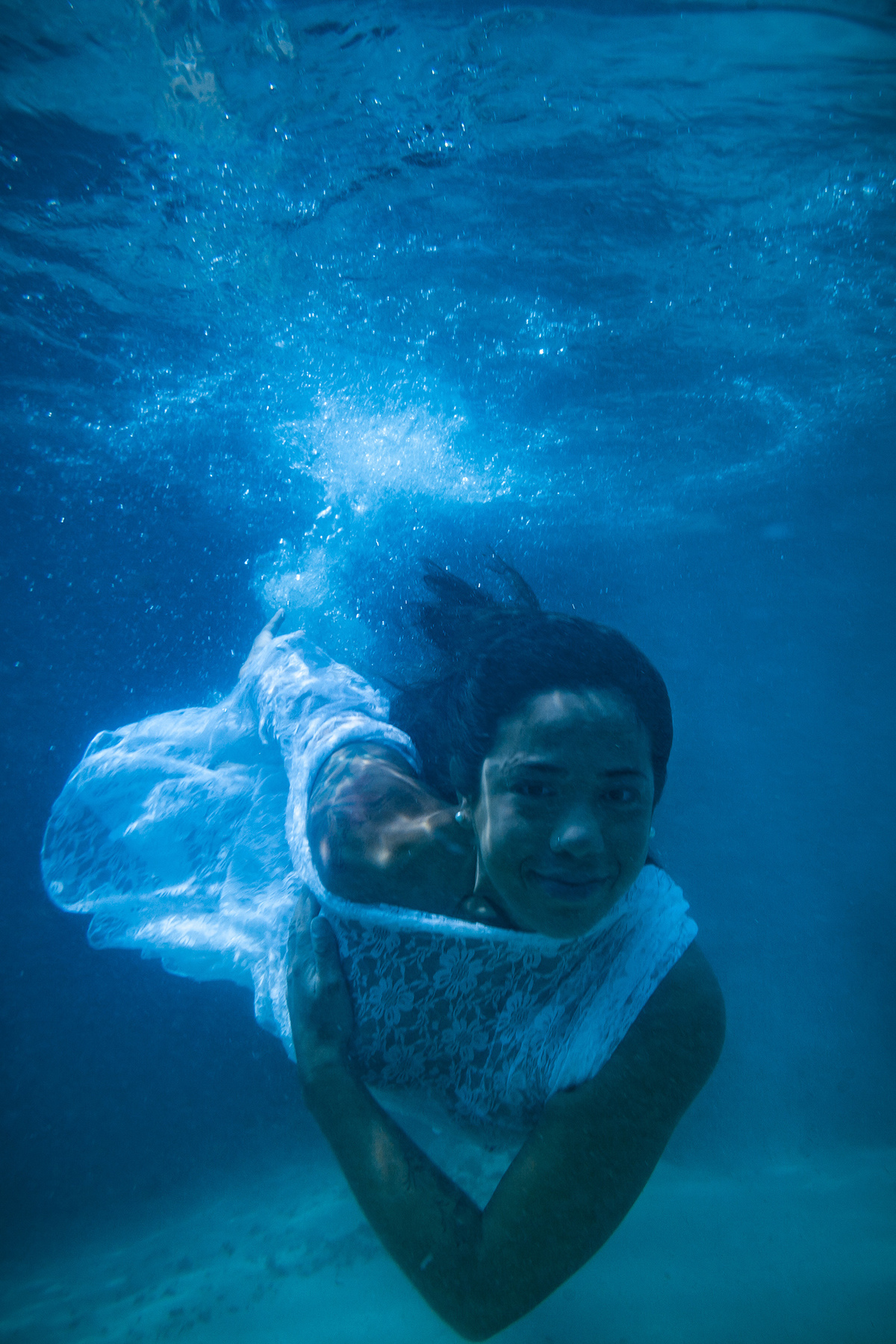 ensaio debaixo dágua´em Florianopolis