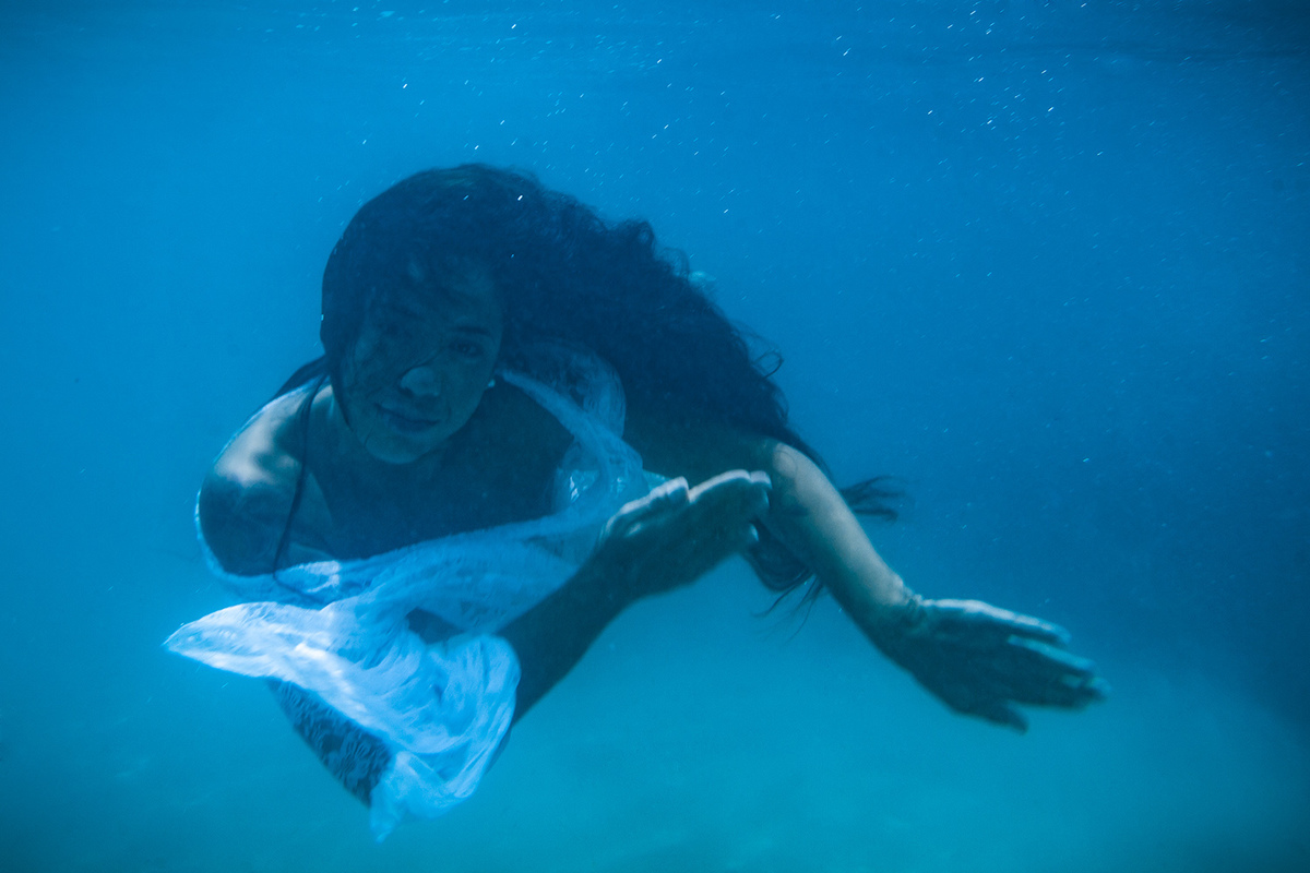 ensaio debaixo dágua´em Florianopolis