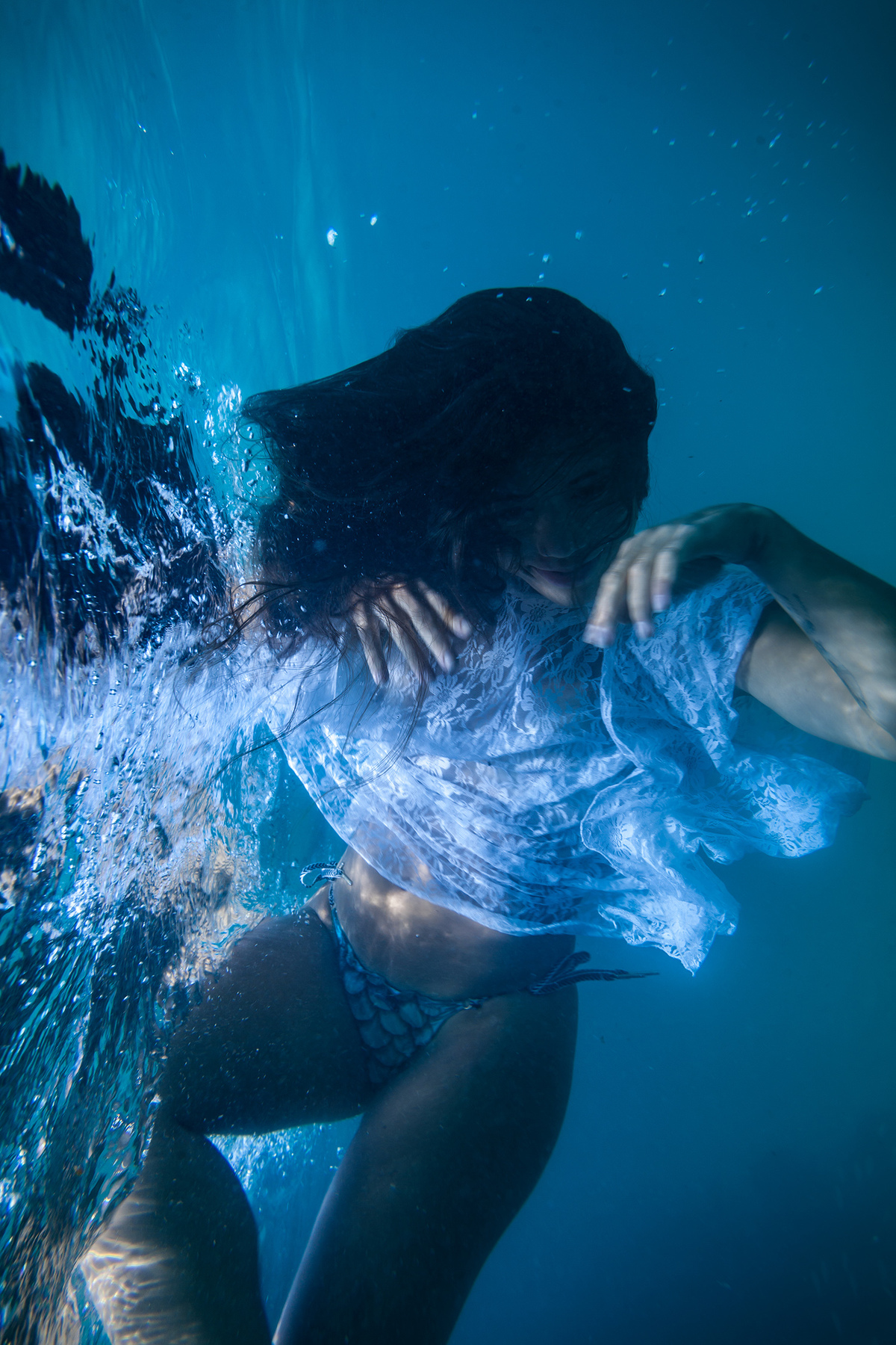 ensaio debaixo dágua´em Florianopolis
