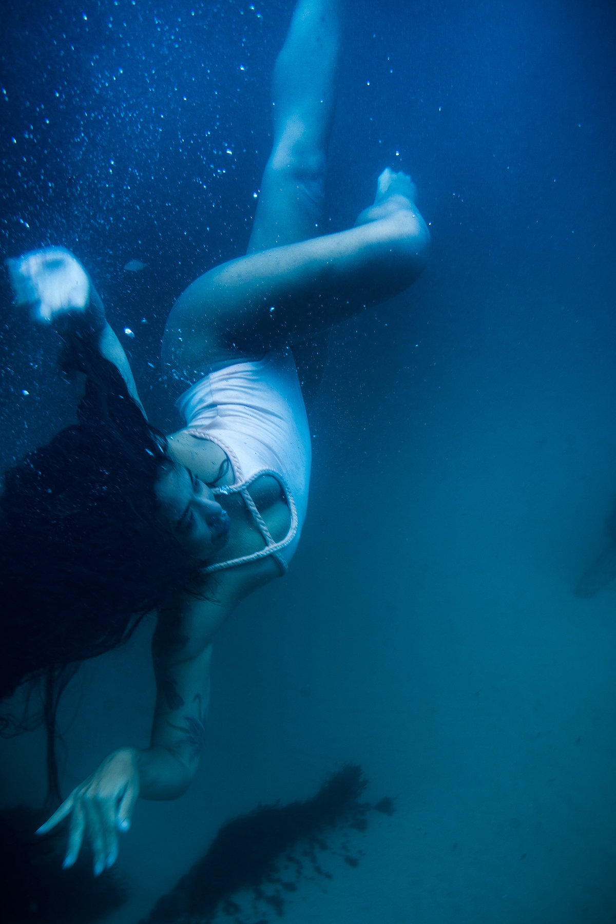 ensaio debaixo dágua´em Florianopolis